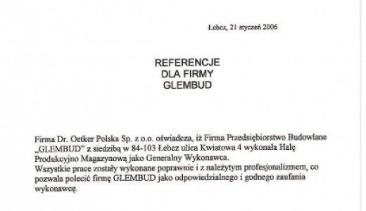 DR. Oetker Polska - Łebcz
